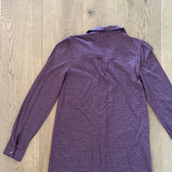 A.P.C. Striped Cotton Shirt Dress - Picture 13 of 14